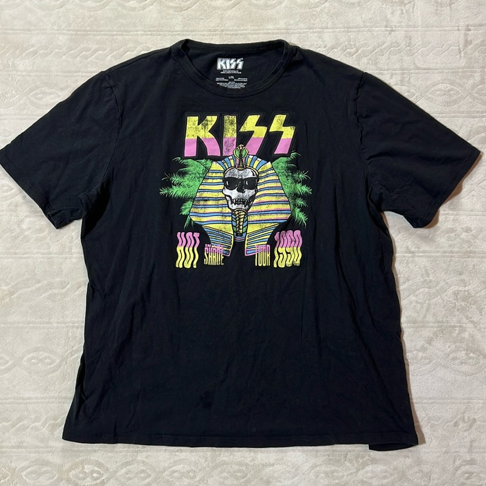 Kiss‎ band tour tee shirt